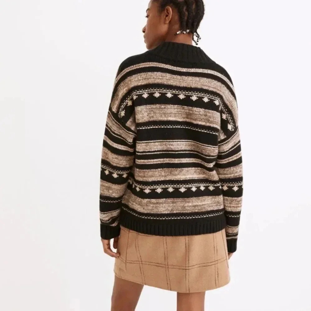 NWT Madewell Benshire Bomber Sweater Jacket size Small - Picture 3 of 11
